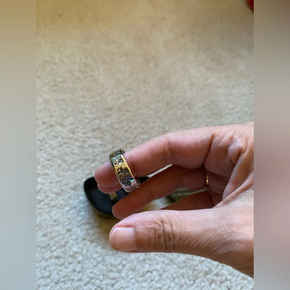 Vintage Rare Tim Burton The Corpses Bride collector wedding ring set. - Picture 9 of 15